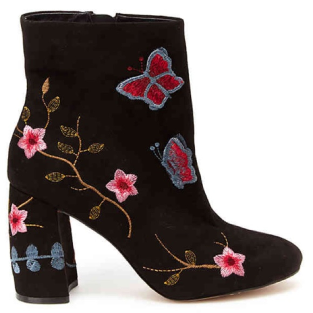 Nanette Nanette Lepore Lilly floral bootie 10